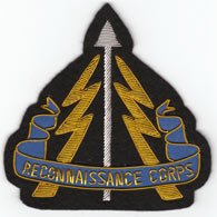 Reconnaisance Corps Wire Blazer Badge